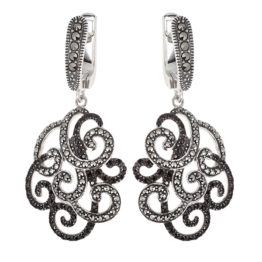 Серьги серебряные TJE073