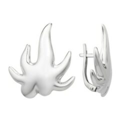 Серьги серебряные 00022156-6