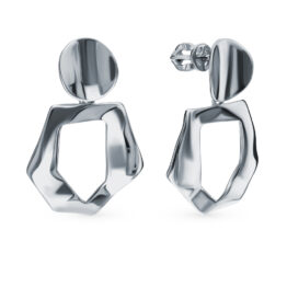Серьги серебряные 00222409-6