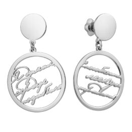 Серьги серебряные 00222442-6