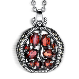 Колье серебряное TJN637