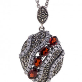 Колье серебряное TJN671