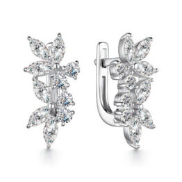 Серьги серебряные 02-3341/00КЦ-00