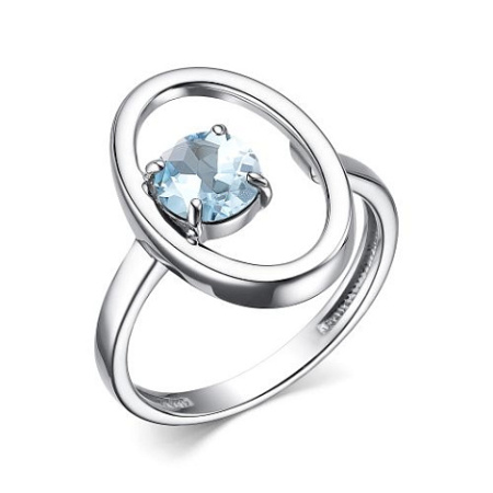 Серебряное кольцо с топазом 01-3639/00ТБ-00