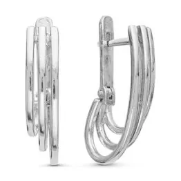 Серьги 3307930Д Серьги серебряные 4276