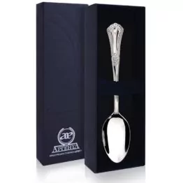 Ложка чайная Фаворит 048ЛЖ03001 Серебряная ложка Фаворит 048ЛЖ03001