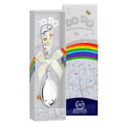 Серебряная детская ложка Зодиак-Весы 1146ЛЖ05808