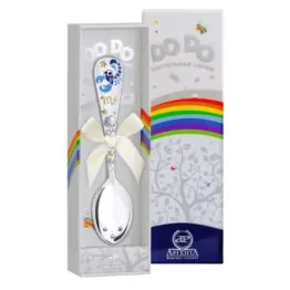 Серебряная детская ложка Зодиак-Скорпион 1152ЛЖ05808