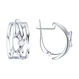 Серьги серебряные 9648