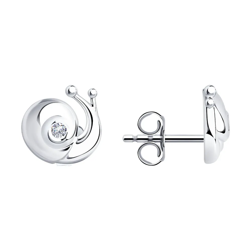 Серьги серебряные 94024307