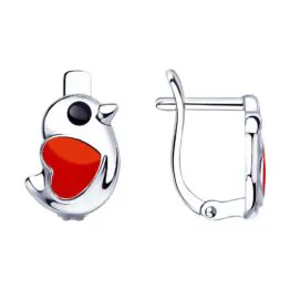 Серьги серебряные 11190