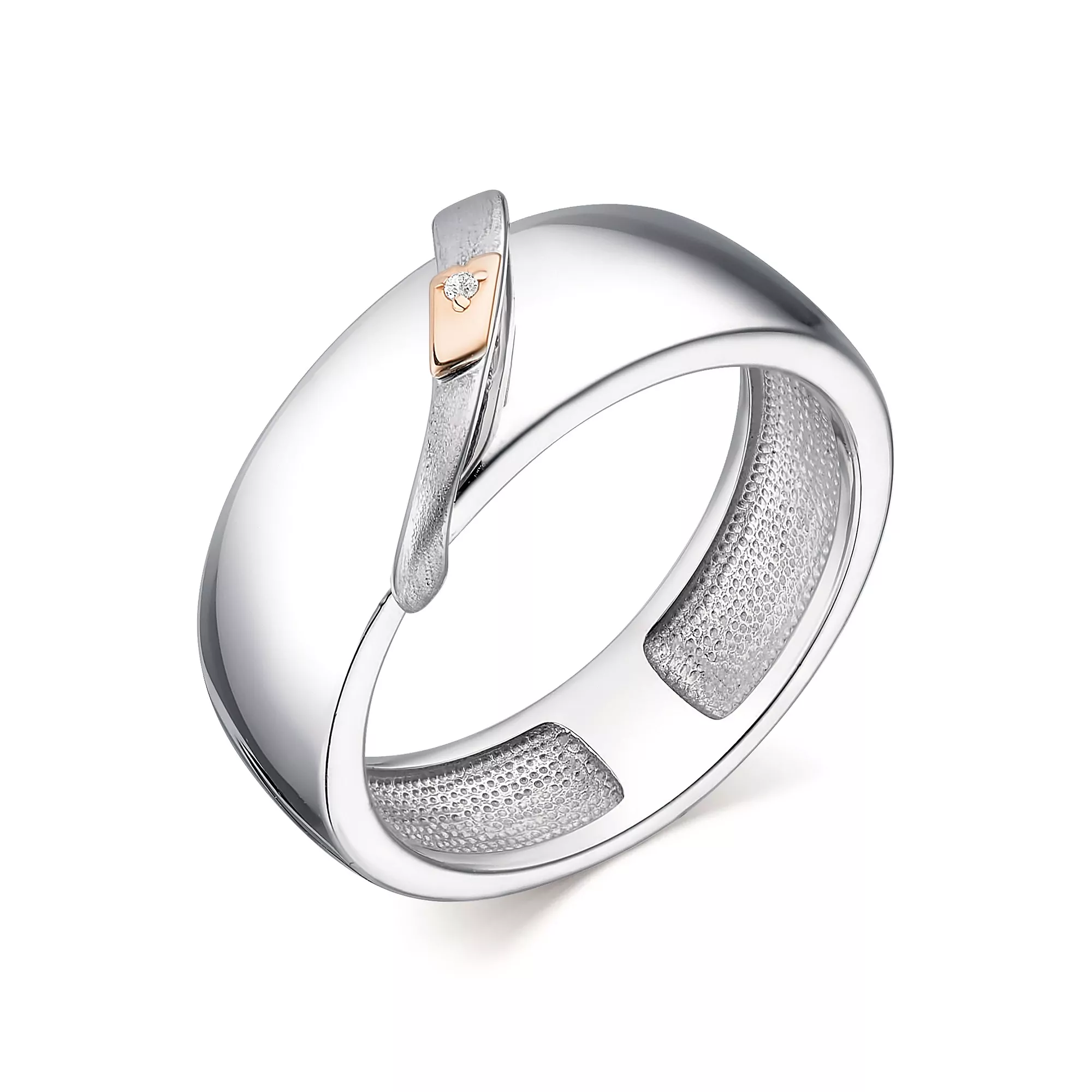 Кольцо серебряное 01-1982/01МБ-00