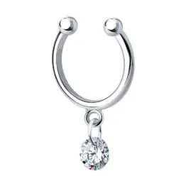 Серьга из серебра 14629