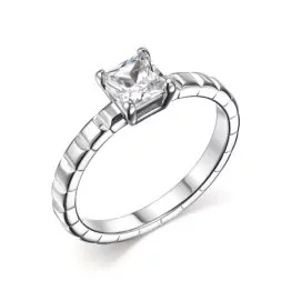 Кольцо серебряное 01-2958/00КЦ-00