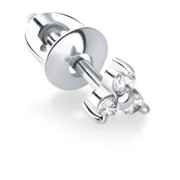 Серьга серебряная 15456