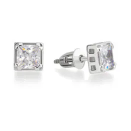 Серьги серебряные 15531 с фианитом