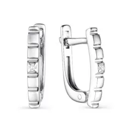 Серьги серебряные 15763