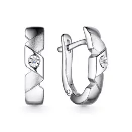 Серьги серебряные 02-2436/00МБ-00