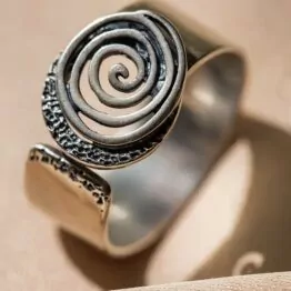 Кольцо серебряное Рона к