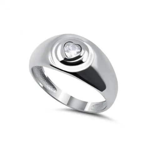 Кольца из серебра 17355 с фианитами