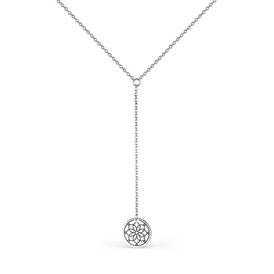 Колье серебряное 08081560-6