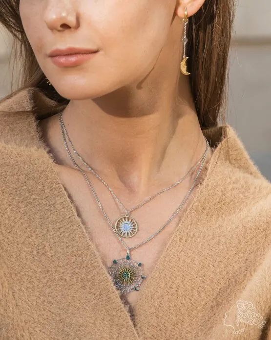 Колье серебряное 00081438-6w