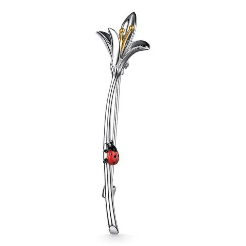 Брошь серебряная 901082614