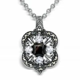 Колье серебряное TJN640
