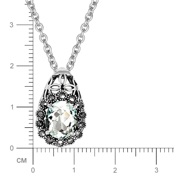 TJP413.1 Колье серебряное TJР413