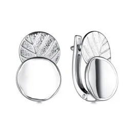 Серьги серебряные 02-3676/0000-00