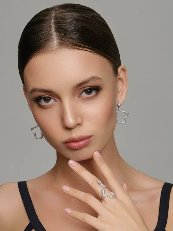 Серьги серебряные С50094